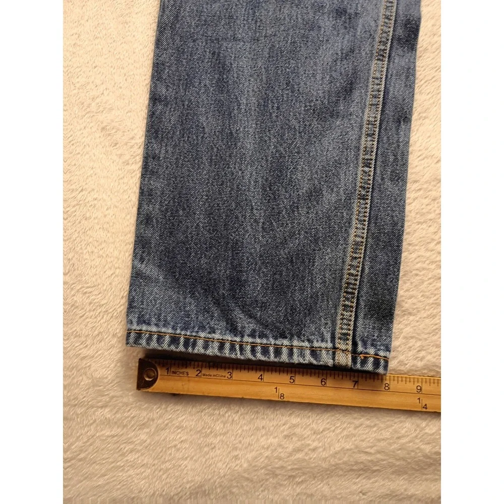 Levis 505 Regular Fit Straight Leg Jeans Men's Medium Wash Blue Denim Classic